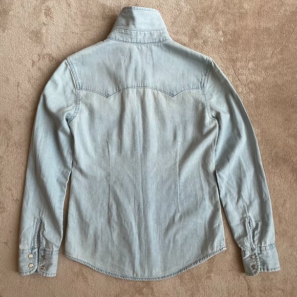 NWOT Aritzia Denim Forum Niah Shirt - Picture 9 of 13